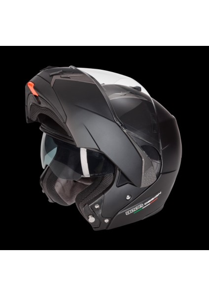 B700 Çene Açılır Kask Mat Siyah