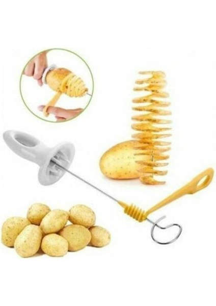Patates Dilimleyici Cips Yapma Makinesi Aparatı