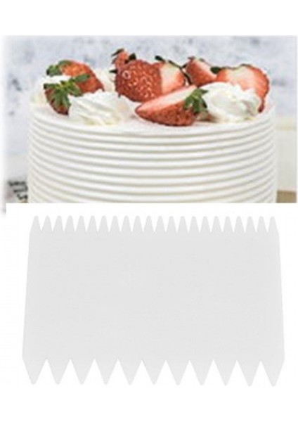 Plastik Pasta Tarağı 11X8 cm