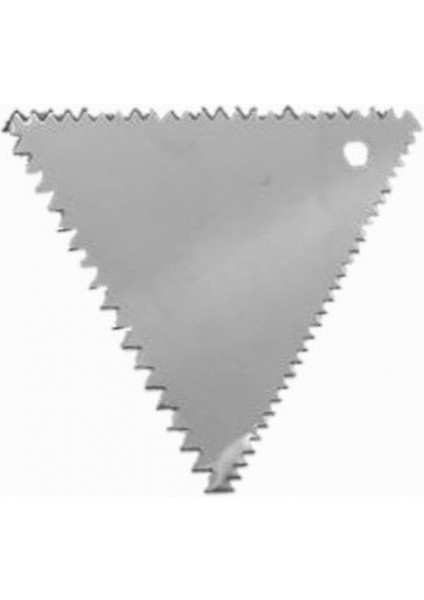 Metal Pasta Tarağı Üçgen 10,5X10,5 cm