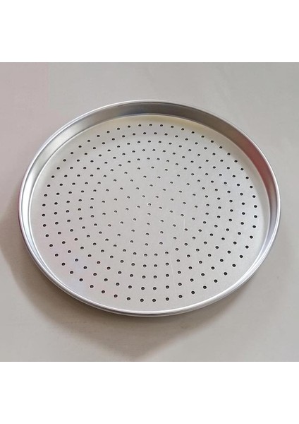 Delikli Alüminyum Pizza Tavası, 22 cm