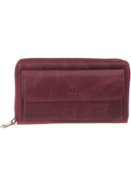 Bordo Unisex Portföy & Clutch Çanta Ar P-706-CR