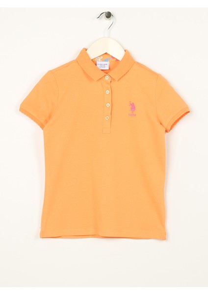 Düz Turuncu Kız Çocuk T-Shirt TP01-IY023