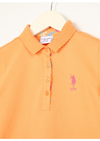 Düz Turuncu Kız Çocuk T-Shirt TP01-IY023 modelleri