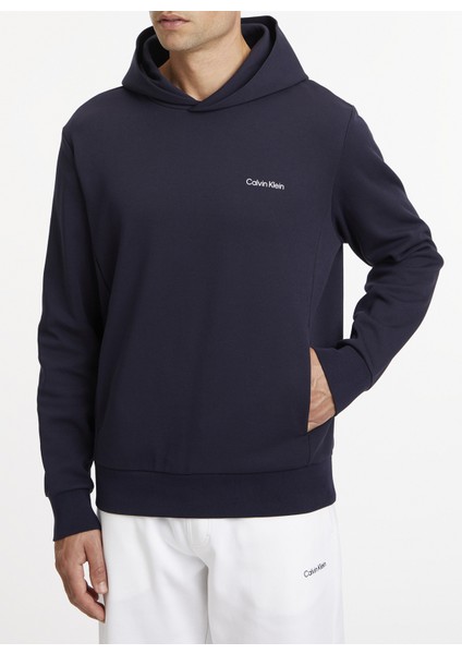 Kapüşon Yaka Mavi Erkek Sweatshirt K10K109927CHW