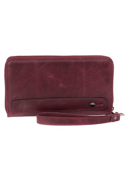 Bordo Unisex Portföy & Clutch Çanta Ar P-706-CR