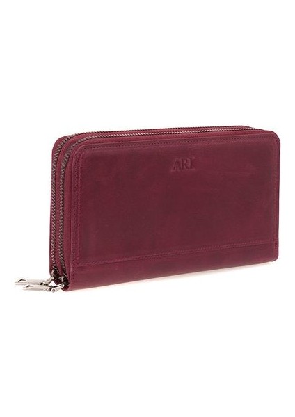 Bordo Unisex Portföy & Clutch Çanta Ar P-715-CR