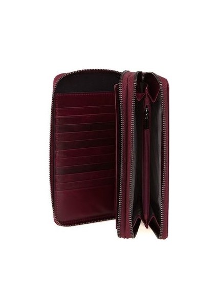 Bordo Unisex Portföy & Clutch Çanta Ar P-715-CR