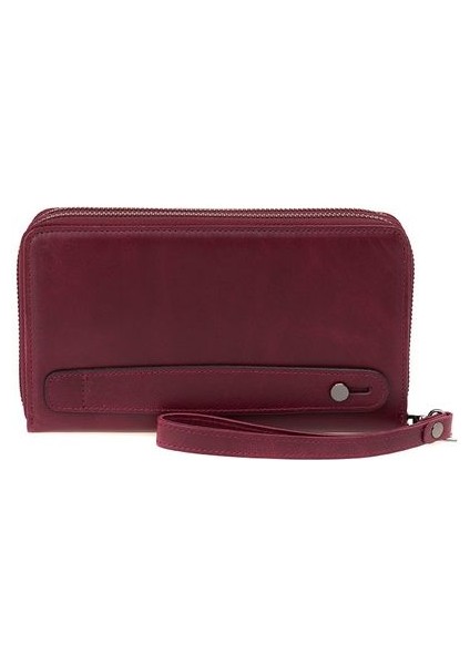 Bordo Unisex Portföy & Clutch Çanta Ar P-715-CR