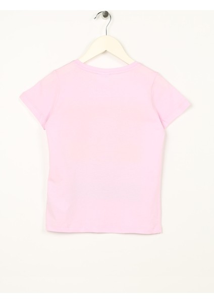 Baskılı Pembe Kız Çocuk T-Shirt Paser fiyatları