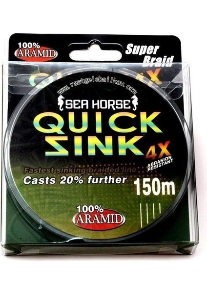 Guick 0,12MM 150MT 9,37KG 4xipek Misine