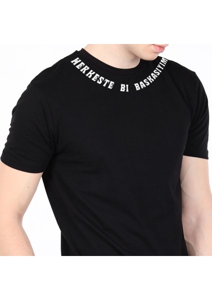 Herkeste Bi Başkasıyım Yazılı Tasarım Pamuklu Tişört fiyatları
