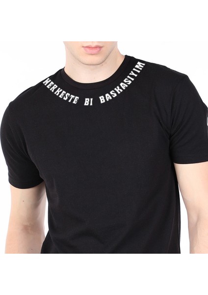 Herkeste Bi Başkasıyım Yazılı Tasarım Pamuklu Tişört modelleri