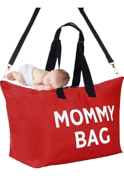 Mommy Bag Baskılı Bebek Bakım Çantası