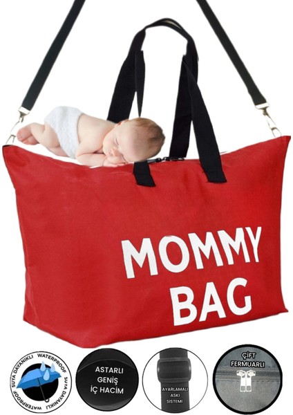 Mommy Bag Baskılı Bebek Bakım Çantası fırsatları