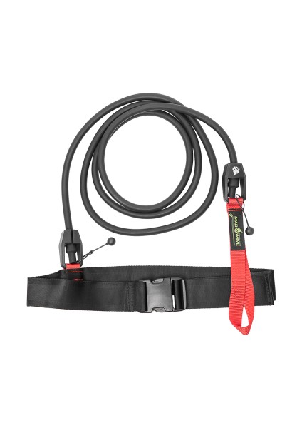 M0778 03 4 05W Trainer Long Belt, 2,5 M, Red/black