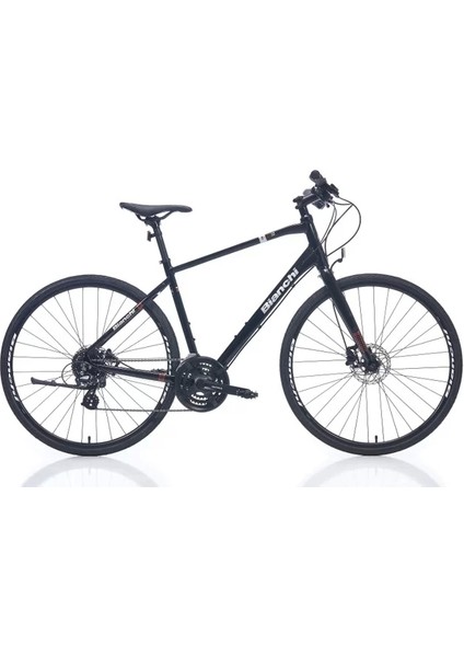 T0010 28 Jant 24 Vites 49.5 cm Hidrolik Disk Fren Trekking Bisikleti-Siyah-Turuncu