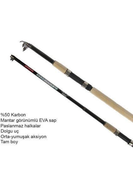 Tele Dragon 270CM -50-100GR Carbon Kapalı Boy 65 cm