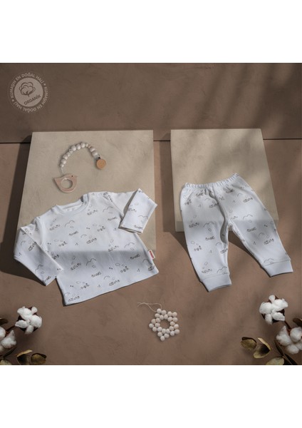 Tiffany Baby 2'li Bebek Takım Ekru 4012