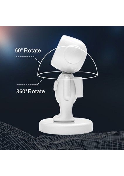 Küçük Insanlar Şekil Araba Ayarlanabilir Manyetik Cep Telefonu Tutucu Braketi (Beyaz) (Yurt Dışından) modelleri