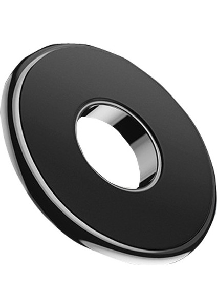 4 Adet Q6 Araba Manyetik Cep Telefonu Tutucu Yuvarlak Araba Dashboard Navigasyon Braketi (Siyah) (Yurt Dışından)