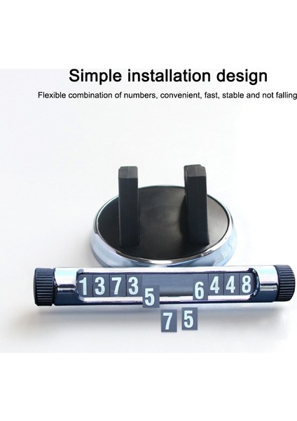 Çok Fonksiyonlu Araba Gösterge Paneli Cep Telefonu Tutucu Geçici Park Kartı (Kırmızı) (Yurt Dışından) modelleri