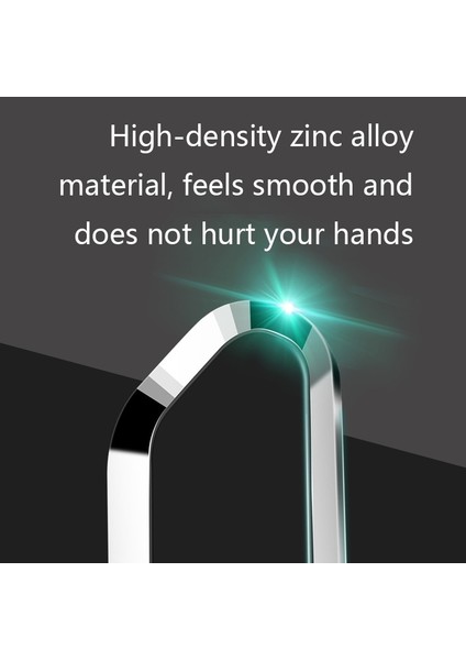 F601 4 Adet Bir Word Uzun Mıknatıs Araç Braketi Araba Navigasyon Tembel Manyetik Metal Braketi (Yuvarlak Gümüş) (Yurt Dışından) fırsatları