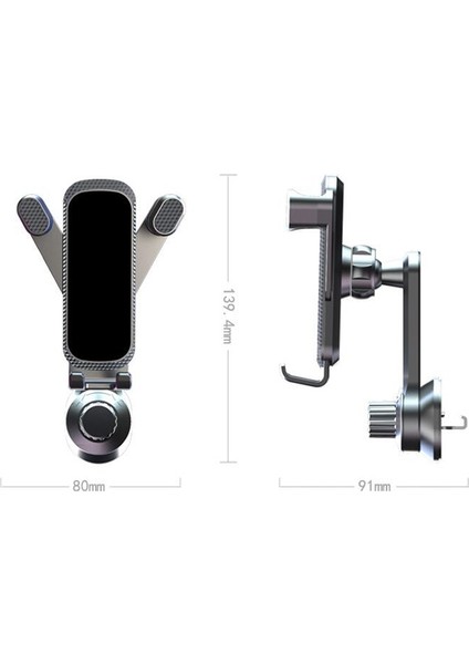 B-003 Araba Cep Telefonu Braketi Outlet Evrensel Genişletilmiş Braketi (Siyah) (Yurt Dışından) fiyatları