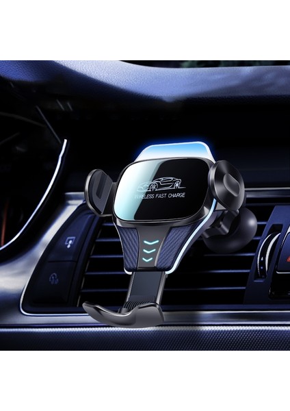 Araba Hava Çıkış Indüksiyon Yerçekimi Telefon Kablosuz Şarj Tutucu (Siyah) (Yurt Dışından) fiyatları