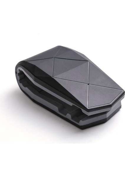 2 Adet Tembel Araba Masaüstü Telefon Tutucu Timsah Ağız Klip Tutucu (Siyah Gri) (Yurt Dışından)