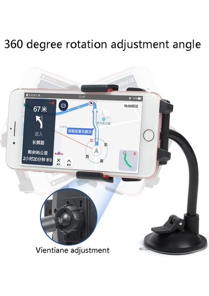 Araba Ön Cam Otomatik Kilit Telefon Tutucu (Sarı) (Yurt Dışından) modelleri