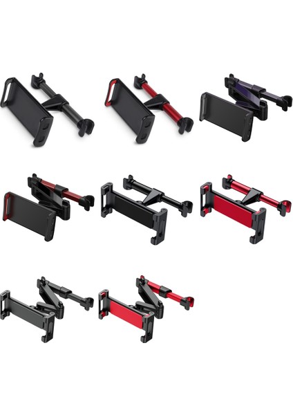 Araba Koltuğu Teleskopik Braketi Araba Arka Yastık Cep Telefonu Braketi 06 Yükseltme Sürümü Kırmızı (Yurt Dışından) fiyatları