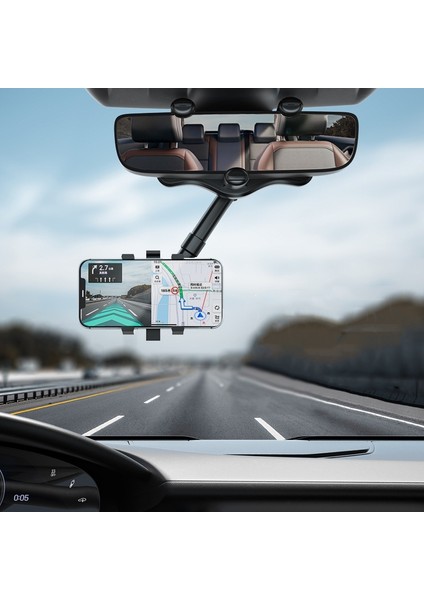 ZJ099 360 Derece Dönen Araba Dikiz Aynası Telefon Tutucu (Klasik Siyah) (Yurt Dışından) fiyatları