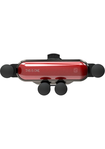 Araba Klima Hava Çıkış Cep Telefonu Tutucu (Kırmızı Yükseltme Metal) (Yurt Dışından)