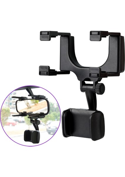 2 Adet Araba Dikiz Aynası Cep Telefonu Braketi Takograf Sabitleme Klipsi (Yurt Dışından)
