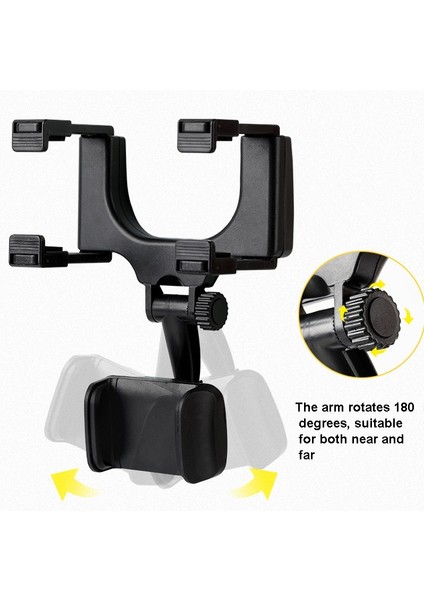 2 Adet Araba Dikiz Aynası Cep Telefonu Braketi Takograf Sabitleme Klipsi (Yurt Dışından) modelleri