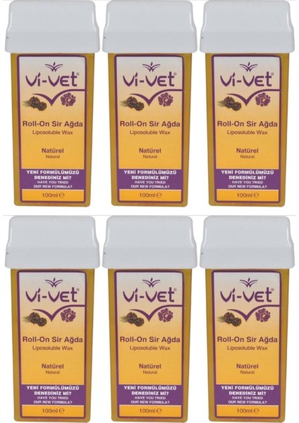 Naturel Kartuş Sir Ağda 100 ml x 6 Adet