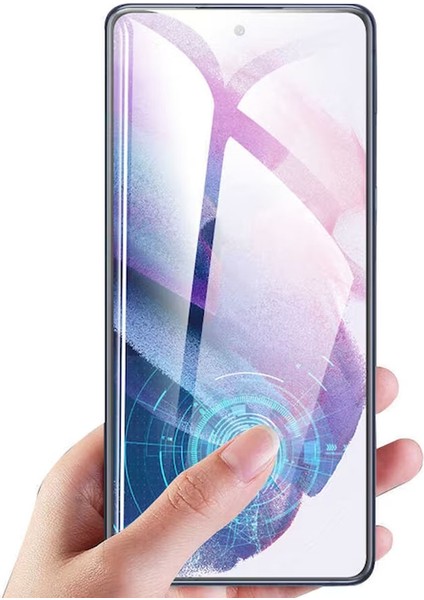 Galaxy S10 Plus ile Uyumlu Nano Ekran Koruyucu Darbe ve Kırılma Önleyici Cam Koruyucu