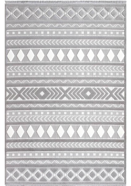 Ipek Mekik Halı Almond Füme Bej Iskandinav Kilim