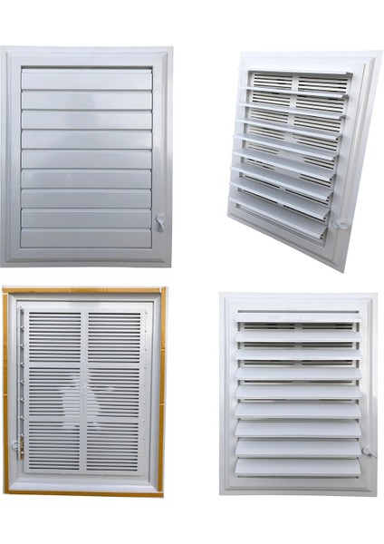Mavi Trend Plastik Menfez Banyo / Wc Havalandırma Menfezi Panjur 45X65 Cm