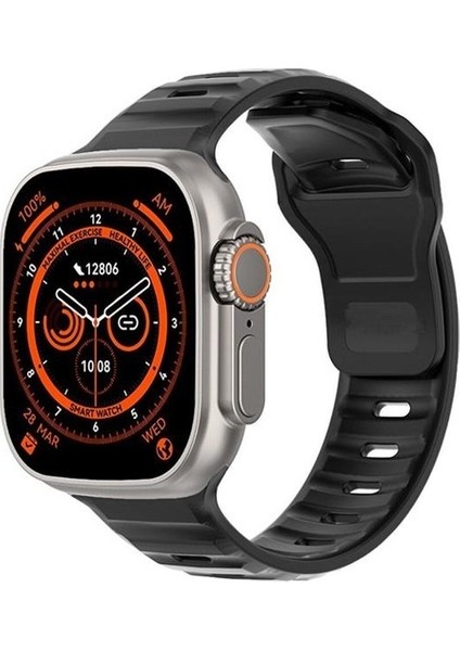 Ignazio Akıllı Saat Watch 8 Ultra Akıllı Saat Dt8 Ultra 49MM / Vidalı / Çift Kayış / Birinci Sınıf