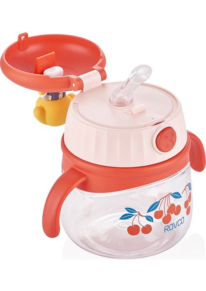 Pipetli Tritan Çocuk Su Matarası 240 ml 6+ Ay