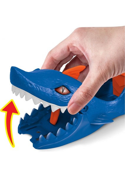 Hotwheels Vahşi Fırlatıcı Seti Oyuncak Köpek Balığı GVF43