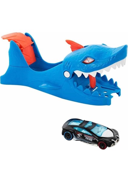 Hotwheels Vahşi Fırlatıcı Seti Oyuncak Köpek Balığı GVF43