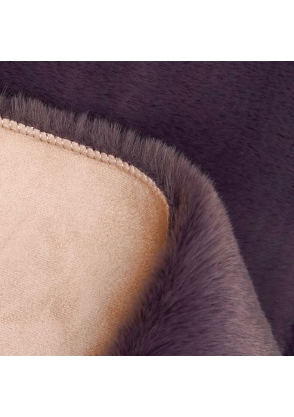 Rex Tavşanı Dekoratif Post Peluş Halı Antrasit (Tüy Yüksekliği 22 Mm) fırsatları