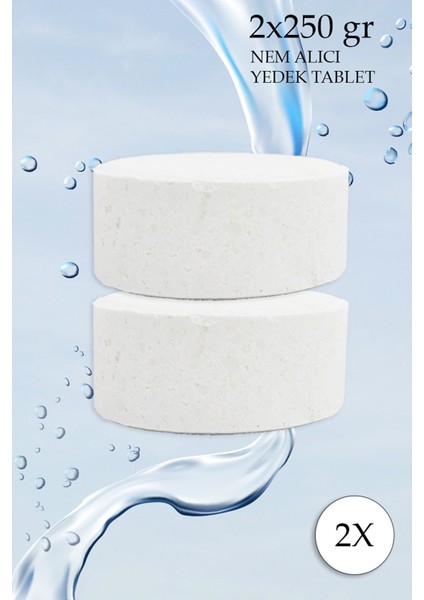 Saban nem Alıcılı ve Rutubet Giderici Yedek Tablet 2X500 gr Naturel 2'li Paket