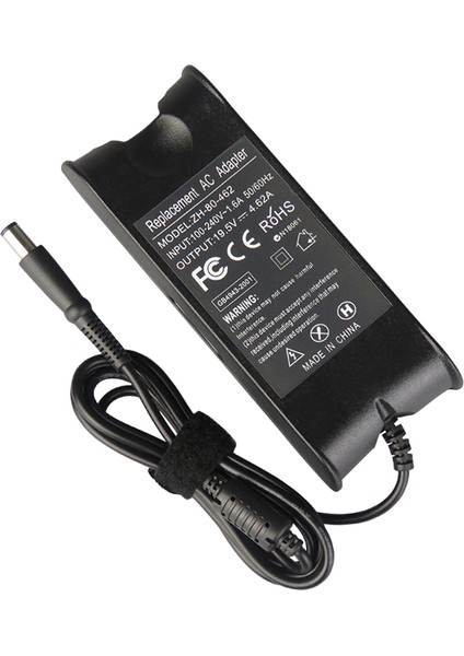 Dell Uyumlu Muadil Ürün 2 Yıl Ithalatçı Firma Garantili Ac Adaptörü Laptop Notebook Şarj Adaptör D505 D510 D820 E5530, E6500, E5400,E6500,M70 19.5V 4.62A 90W 7.4mm 5.0mm
