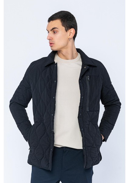 Erkek Regular Fit Çok Cepli Yırtmaç Kol Kapitoneli Astarlı Baharlık Ince Kısa Mont modelleri