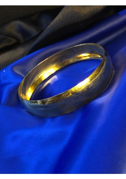 24 Ayar Altın Kaplama 1.5 mm Baca Bilezik