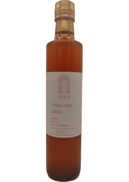 Tarçınlı Elma Sirkesi 500 ml (Doğal Fermantasyon ,filitresiz Sirke)